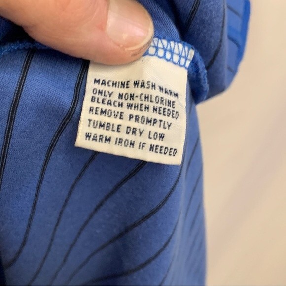 Polo Ralph Lauren Blue Striped Kapalua Short Sleeve Polo Golf Shirt Size L - Picture 8 of 9